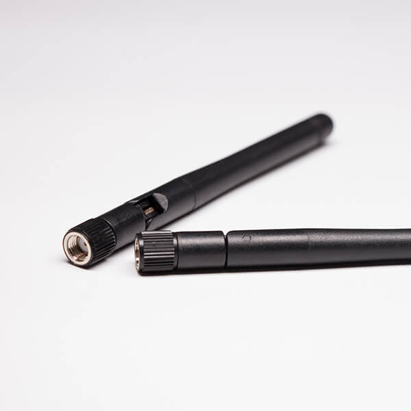 外置wifi天線2.4G黑色配90度SMA公頭 外置wifi天線2.4G黑色配90度SMA公頭